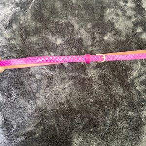 Ann Taylor snake embossed leather belt. M